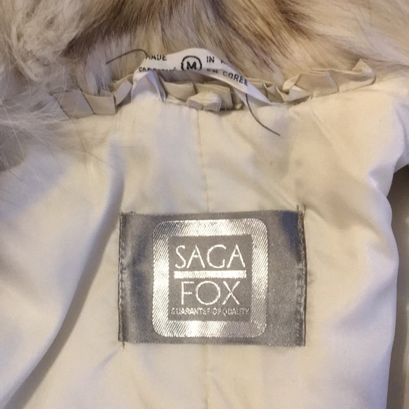 COPY - MEDIUM VINTAGE GENUINE FOX FUR JACKET GUC - Picture 2 of 8